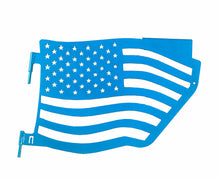 Steinjäger Doors Wrangler JK 2007-2018 Trail, American Flag Design Rear Playboy Blue
