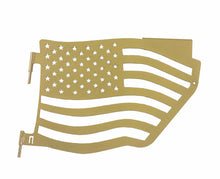Steinjäger Doors Wrangler JK 2007-2018 Trail, American Flag Design Rear Military Beige