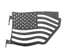 Steinjäger Doors Wrangler JK 2007-2018 Trail, American Flag Design Rear Texturized Black