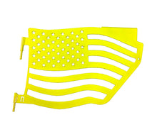Steinjäger Doors Wrangler JK 2007-2018 Trail, American Flag Design Rear Neon Yellow
