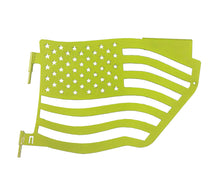 Steinjäger Doors Wrangler JK 2007-2018 Trail, American Flag Design Rear Gecko Green