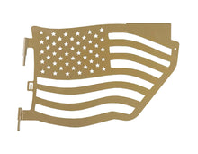 Steinjäger Doors Wrangler JL 2018 to Present Trail, American Flag Design Rear Doors Military Beige