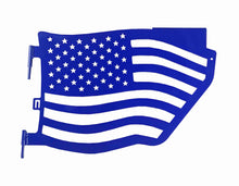 Steinjäger Doors Wrangler JL 2018 to Present Trail, American Flag Design Rear Doors Southwest Blue