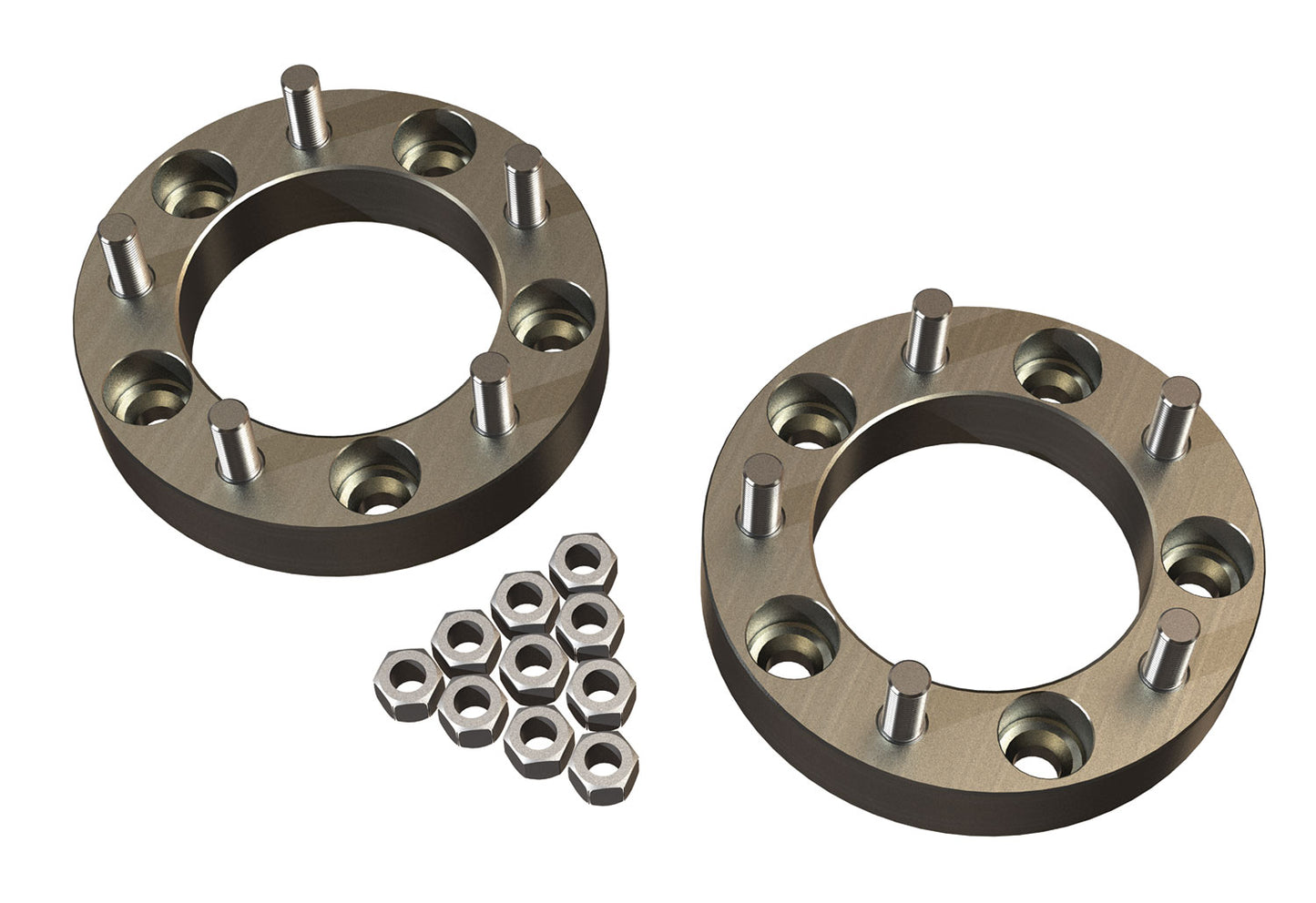 97-06 Jeep Wrangler TJ 1.25 Inch Wheel Offset Adapter Pair 5x4.5 Inch to 5x5 Inch TeraFlex