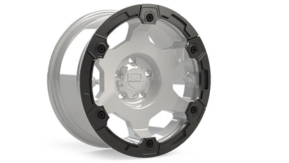 Modular Rash Ring Kit w/ Hardware Black 6-Spoke TeraFlex