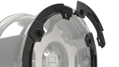 Modular Rash Ring Kit w/ Hardware Black 6-Spoke TeraFlex