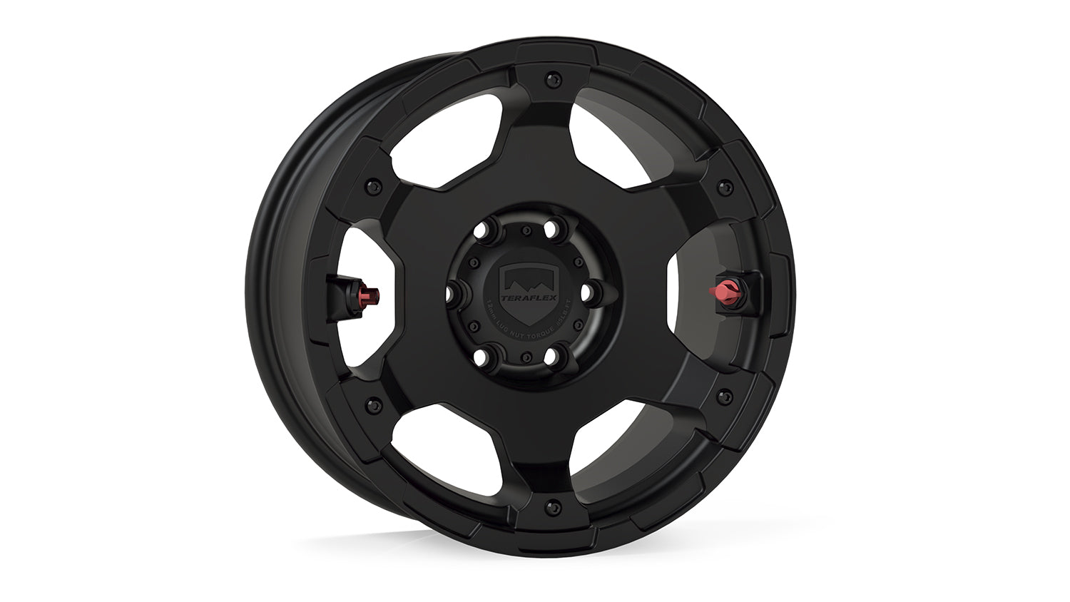 Nomad Off-Road Wheel Deluxe 6x139mm Metallic Black TeraFlex