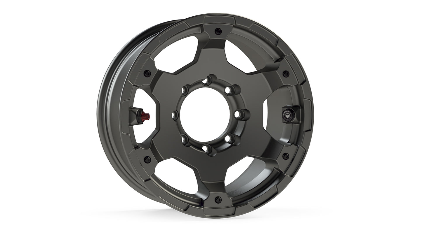 Nomad Off-Road Wheel Base 8x6.5 Inch 00 Titanium Gray TeraFlex