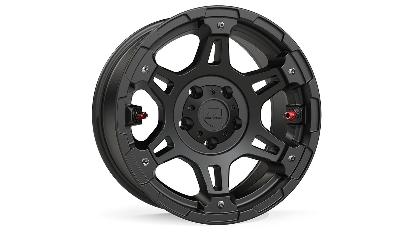 Nomad Split Spoke Off-Road Wheel 5x5 Inch -12mm Metallic Black TeraFlex