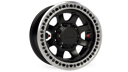 Olympus Beadlock Off-Road Wheel 8x6.5 Inch -25mm Metallic Black TeraFlex