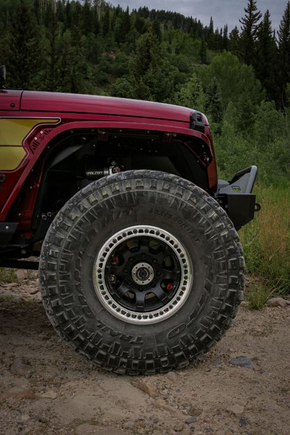 Olympus Beadlock Off-Road Wheel 8x6.5 Inch -12mm Metallic Black TeraFlex