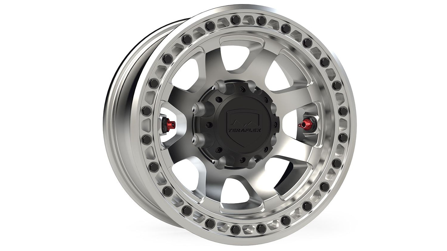 Olympus Beadlock Off-Road Wheel 8x6.5 Inch -25mm Machined TeraFlex