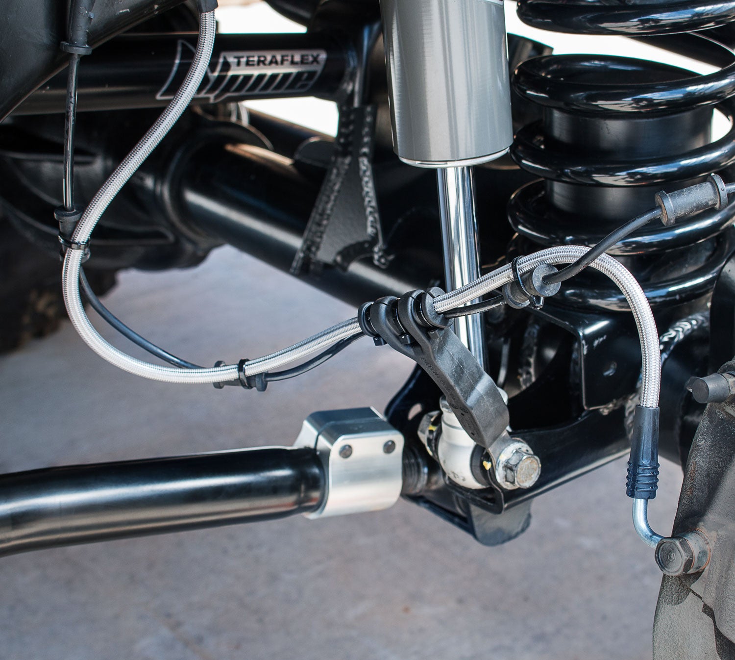 Brake Line Anchor Kit w/ 1 Mounting Hole TeraFlex