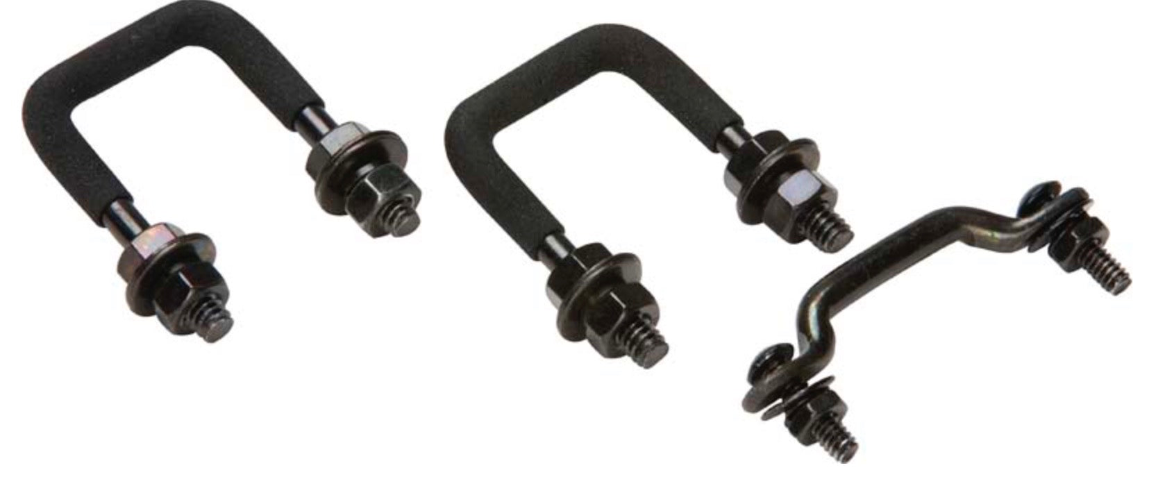 Steinjäger Exterior Accessories CJ-8 1981-1986 Windshield Tie Downs Black Polished Stainless Steel