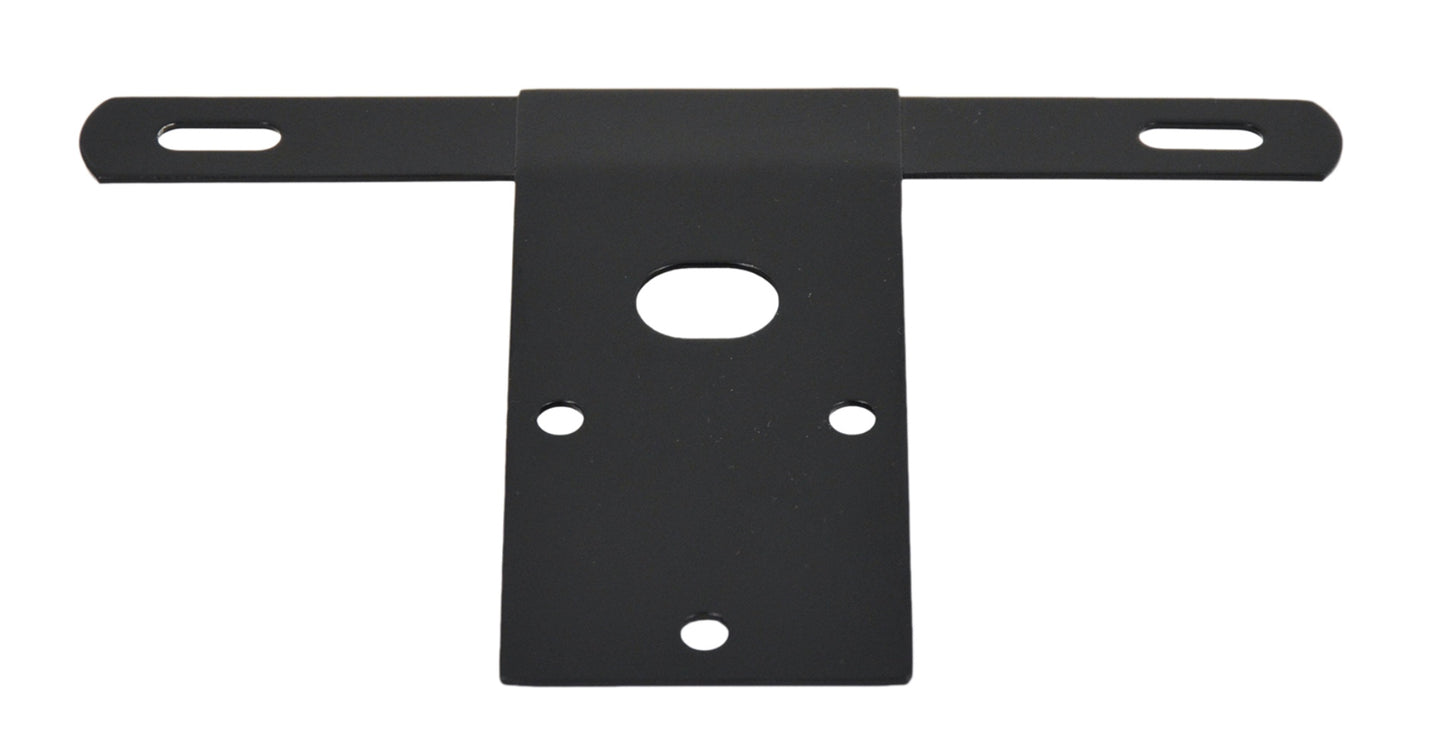 Steinjäger Exterior Accessories CJ-5 1976-1983 License Plate Brackets Rear Black Powder Coated Stainless