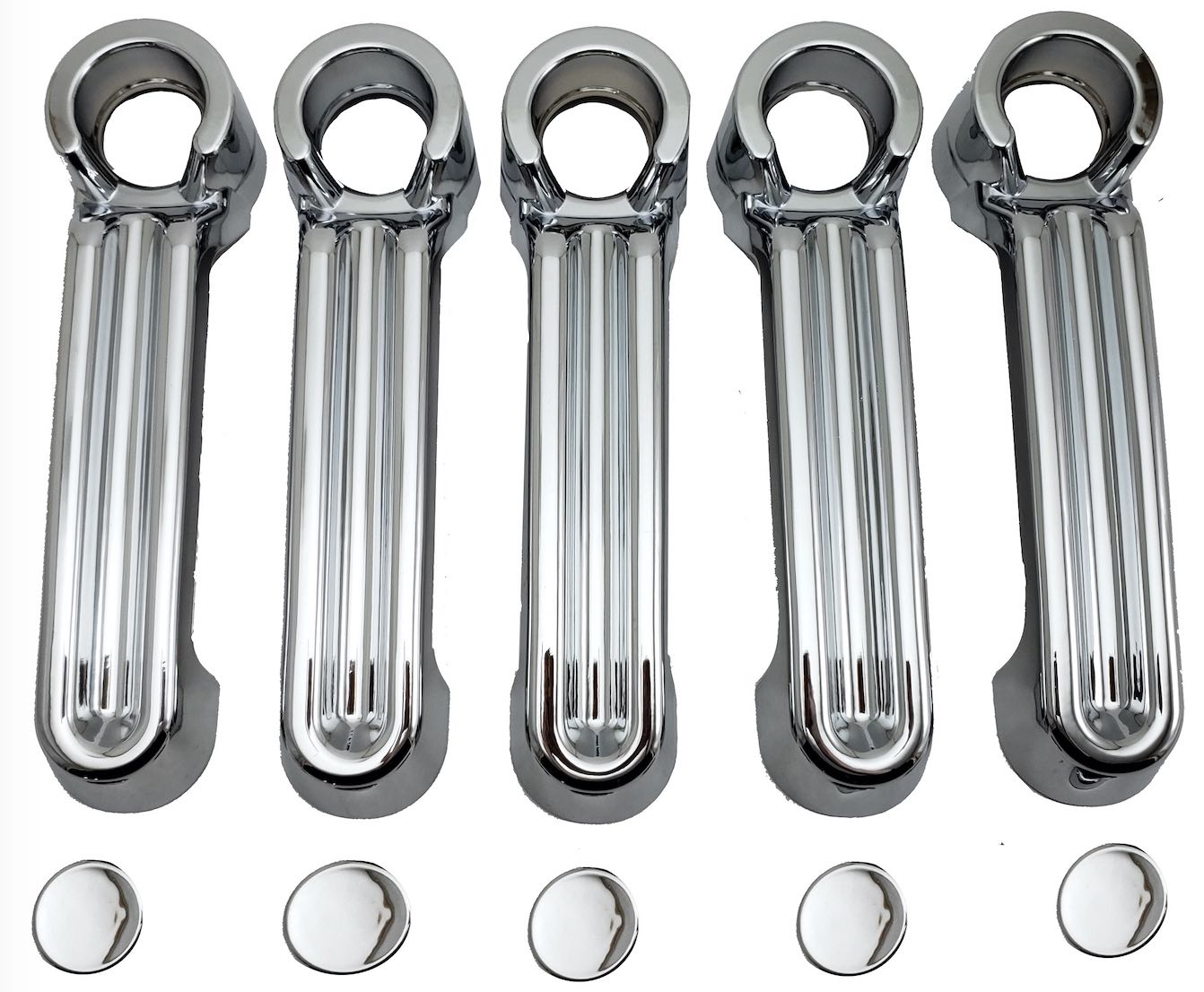 Steinjäger Doors Wrangler JK 2007-2018 Handle Accents Silver