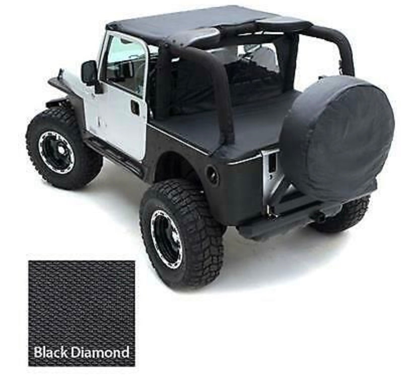 Steinjäger Tops and Covers Wrangler JK 2007-2011 Bimini 2 Door Black Diamond