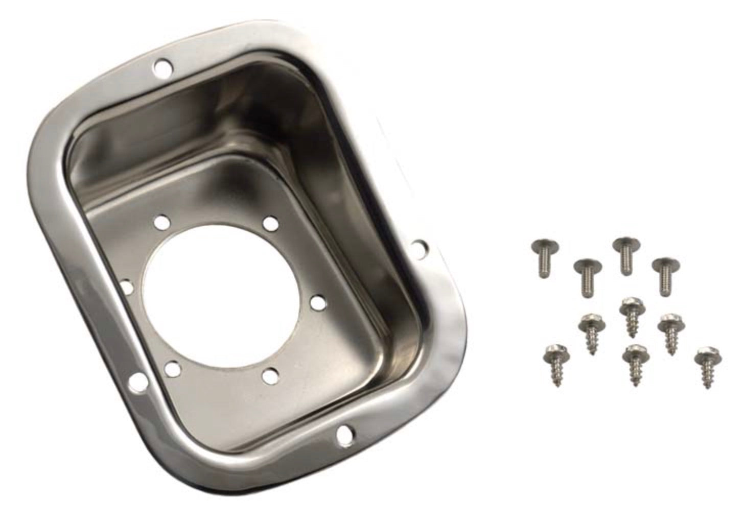Steinjäger Exterior Accessories CJ-7 1976-1986 Replacement Parts Fuel Filler Neck Bezel Polished Stainless