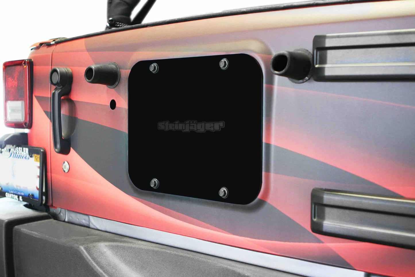 Steinjäger Wheels and Tires Wrangler JK 2007-2018 Spare Tire Delete Plate Bare