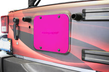 Steinjäger Wheels and Tires Wrangler JK 2007-2018 Spare Tire Delete Plate Hot Pink
