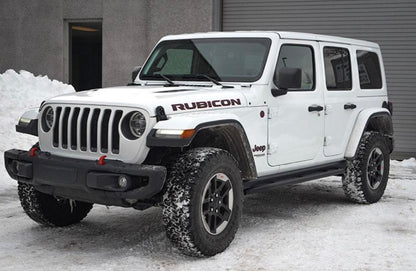 Steinjäger Armor Wrangler JL 2018 to Present Rock Sliders 4 Door JLU Texturized Black