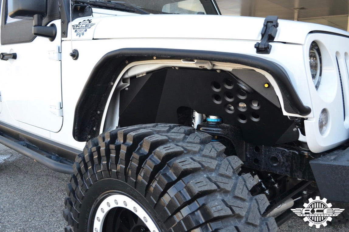 Steinjäger Fenders Wrangler JK 2007-2018 Inner Front, Fits Falcon Shocks Texturized Black