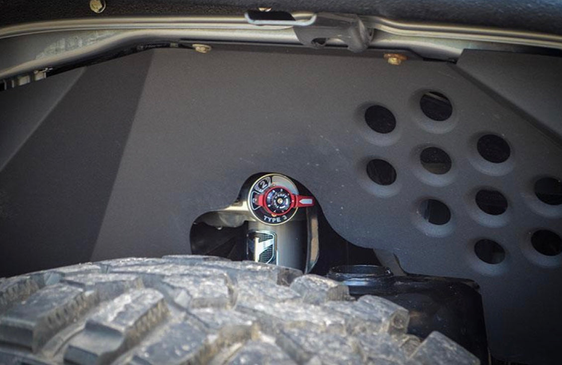 Steinjäger Fenders Wrangler JK 2007-2018 Inner Fronts and Inserts, Fits Falcon Shocks Bare