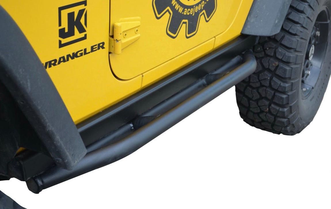 Steinjäger Armor Wrangler JK 2007-2018 Rock Sliders 2 Door Texturized Black