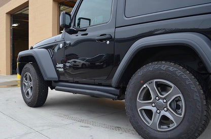 Steinjäger Armor Wrangler JL 2018 to Present Rock Sliders 2 Door JL Texturized Black