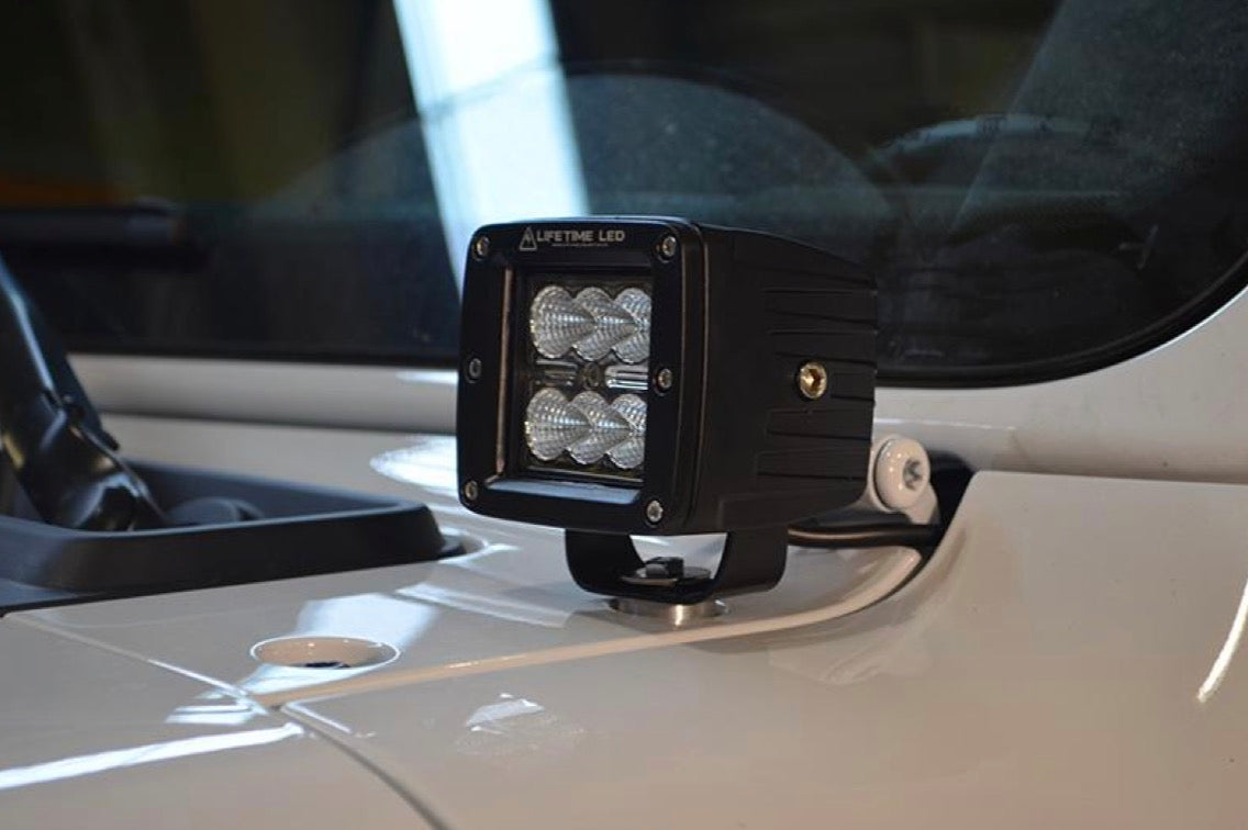 Steinjäger Exterior Accessories Wrangler JL 2018 to Present Light Mounts Cube Riser Kit