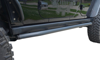 Steinjäger Armor Wrangler JK 2007-2018 Rock Sliders 4 Door Texturized Black