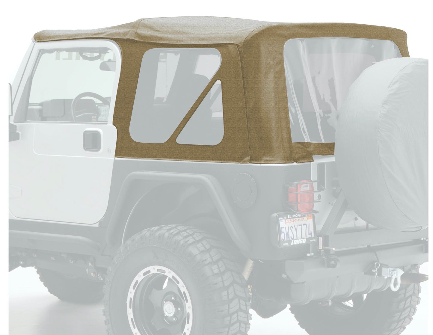 Steinjäger Tops and Covers Wrangler TJ 1997-2006 Replacement No Door Skins, Tinted Glass Spice Denim
