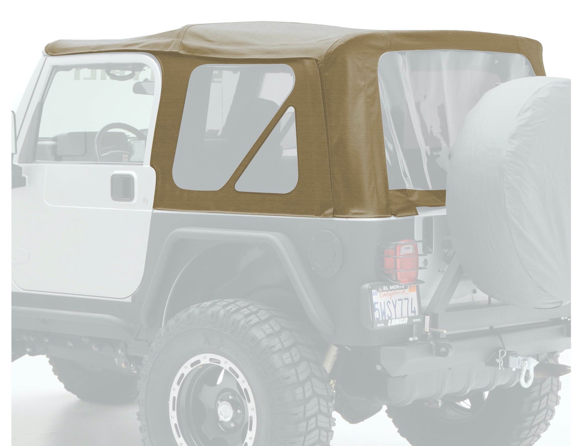 Steinjäger Tops and Covers Wrangler TJ 1997-2006 Replacement No Door Skins, Tinted Glass Spice Denim