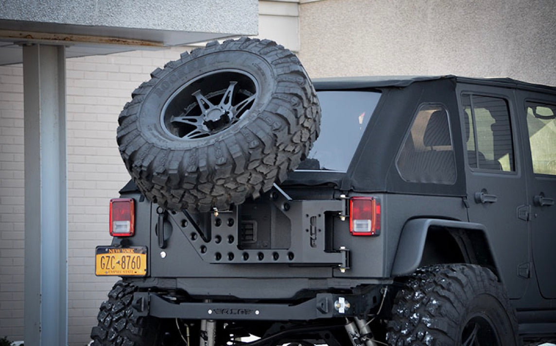 Steinjäger Wheels and Tires Wrangler JL 2018 to Present Tire Carrier Stand Alone, Fits Ace