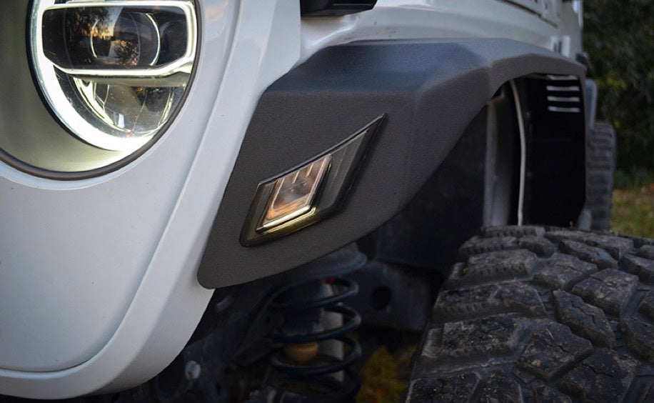 Steinjäger Fenders Wrangler JL 2018 to Present Flare Style Front and Rear Texturized Black