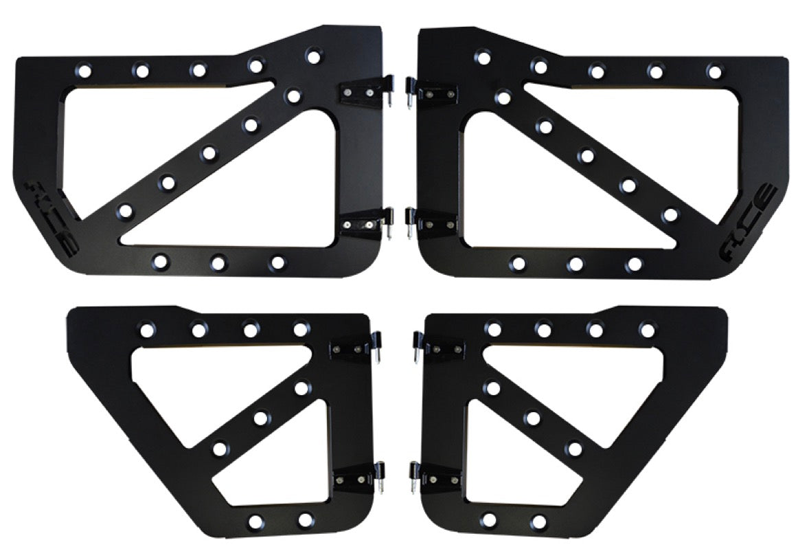 Steinjäger Doors Wrangler JK 2007-2018 Trail, Dimple Die Style Front and Rear Bare