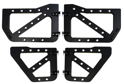 Steinjäger Doors Wrangler JK 2007-2018 Trail, Dimple Die Style Front and Rear Texturized Black