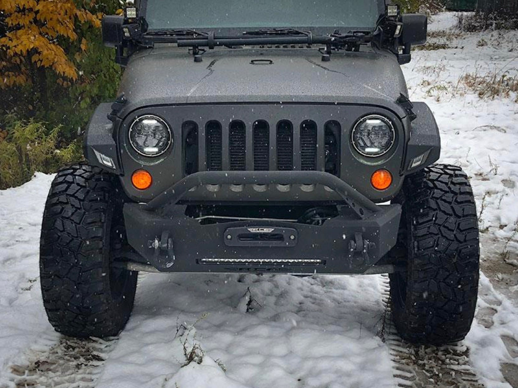Steinjäger Fenders Wrangler JK 2007-2018 Full Set, Narrow Texturized Black With Light Provisions