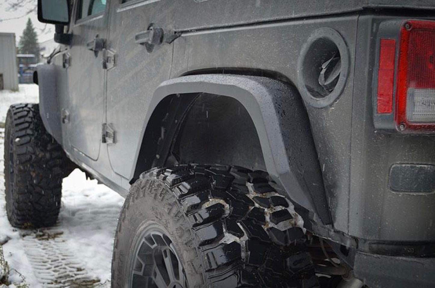 Steinjäger Fenders Wrangler JK 2007-2018 Full Set, Narrow Texturized Black With Light Provisions