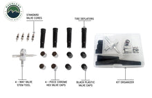Up Down Air Valve Stem Repair Kit - 17 Piece Kit With Storage Box