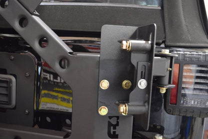 Steinjäger Recovery and Towing Wrangler JL 2018 to Present High Lift Jack Mount Fits Stand Alone Tire Carrier Texturized Black