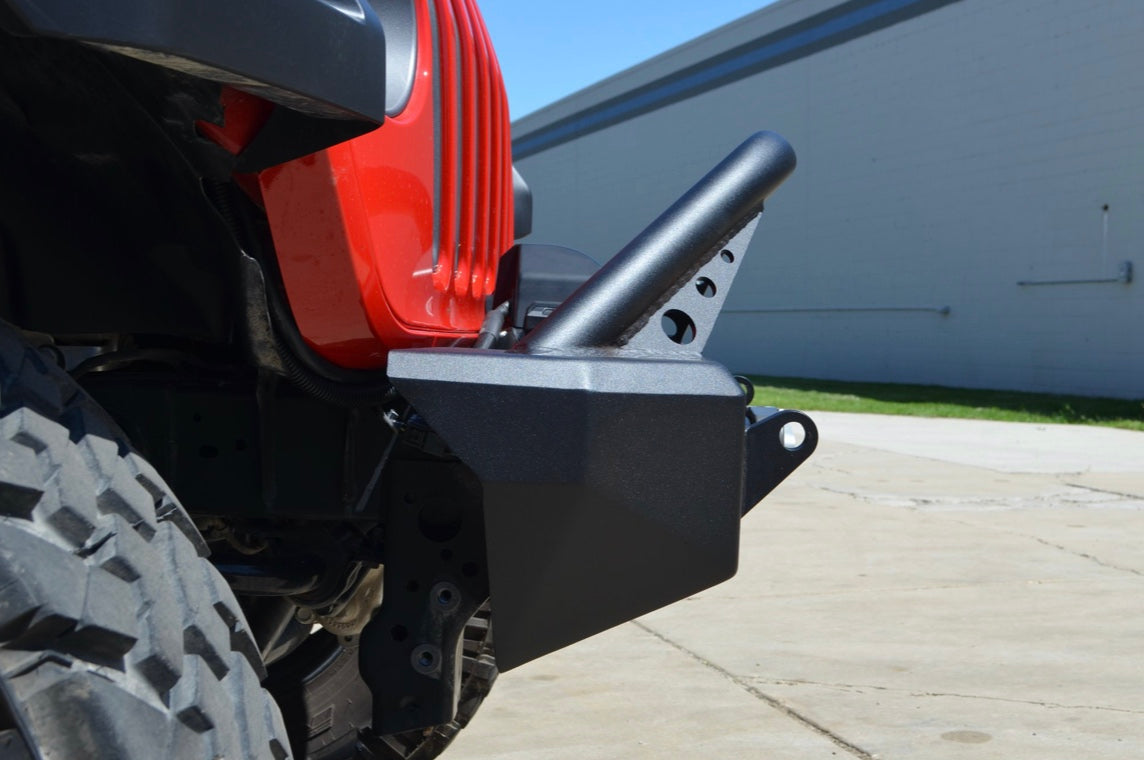 Steinjäger Bumpers Gladiator JT 2019 to Present Front, Expedition Series Bull Bar Texturized Black