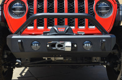 Steinjäger Bumpers Gladiator JT 2019 to Present Front, Expedition Series Bull Bar Texturized Black
