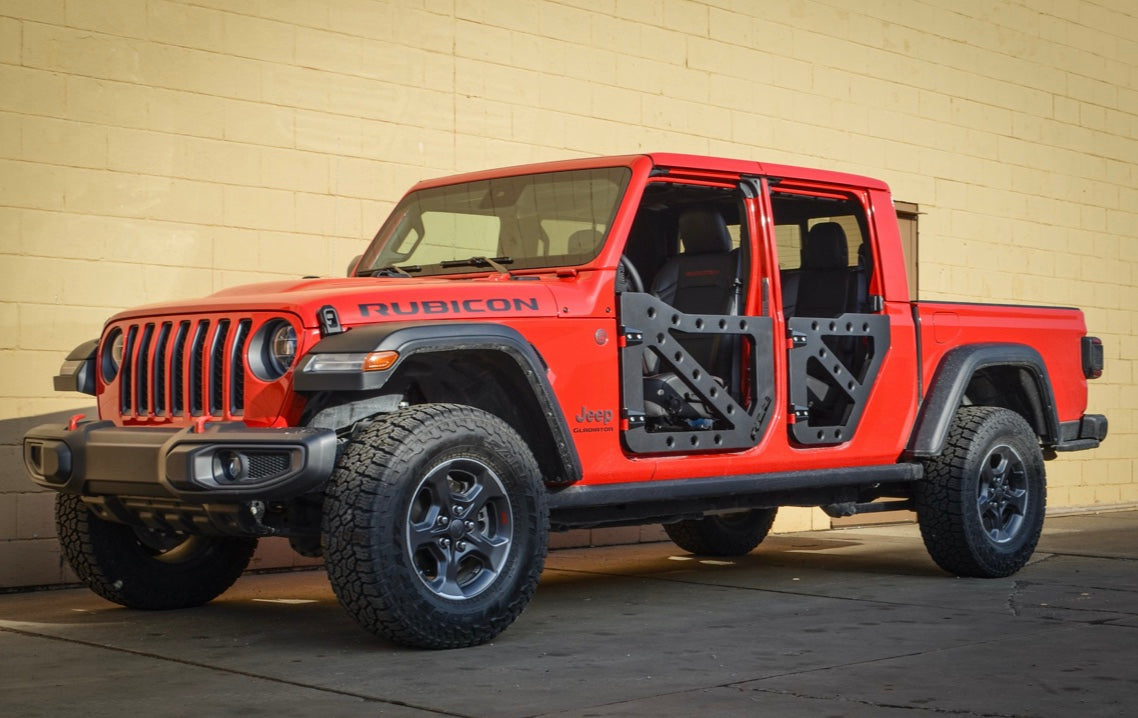 Steinjäger Doors Gladiator JT 2019 to Present Trail, Dimple Die Style Front and Rear Bare