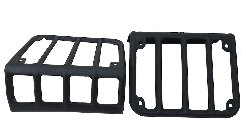 Steinjäger Exterior Accessories Wrangler JK 2007-2018 Light Guards Rear Black Powder Coated Stainless