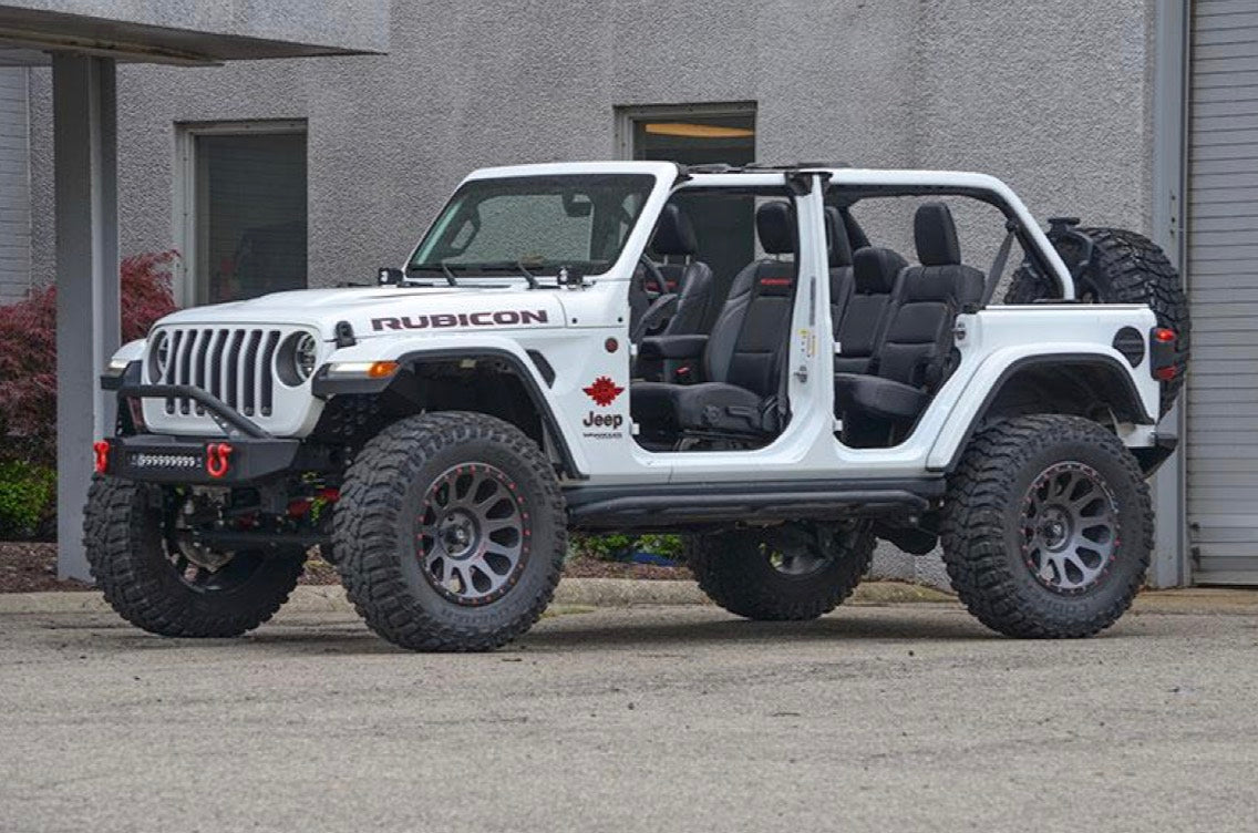 Steinjäger Fenders Wrangler JL 2018 to Present Inner Front Only Texturized Black