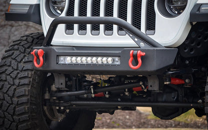 Steinjäger Bumpers Gladiator JT 2019 to Present Bull Bar and Fog Lights Texturized Black Bull Bar
