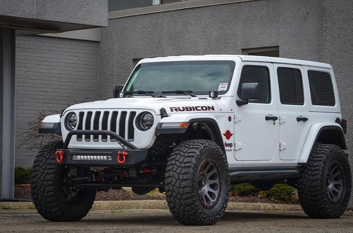 Steinjäger Bumpers Wrangler JL 2018 to Present Bull Bar Includes Light Bar Texturized Black