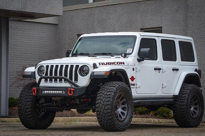 Steinjäger Bumpers Wrangler JL 2018 to Present Bull Bar Includes Light Bar Texturized Black