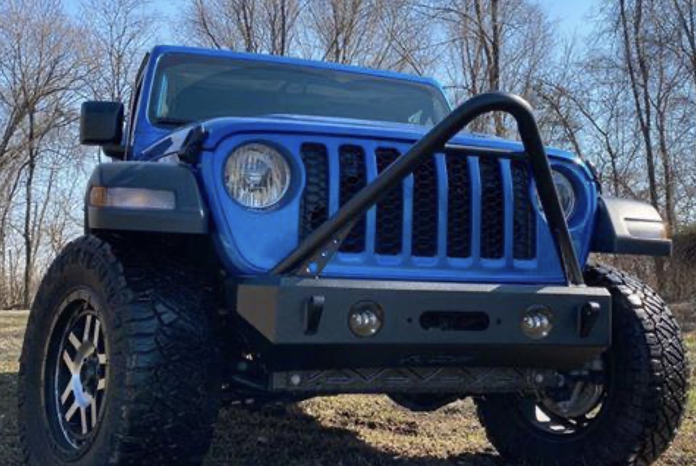 Steinjäger Bumpers Wrangler JL 2018 to Present Stinger Texturized Black